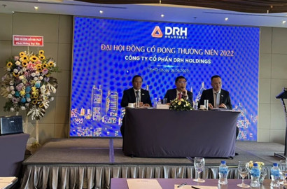 ĐHCĐ DRH Holdings: Đặt Mục Tiêu 2022 Lãi Trước Thuế 100 Tỉ Đồng, Tìm Kiếm Cơ Hội Đầu Tư Mới, Mở Rộng Quỹ Đất Về Khu Ven