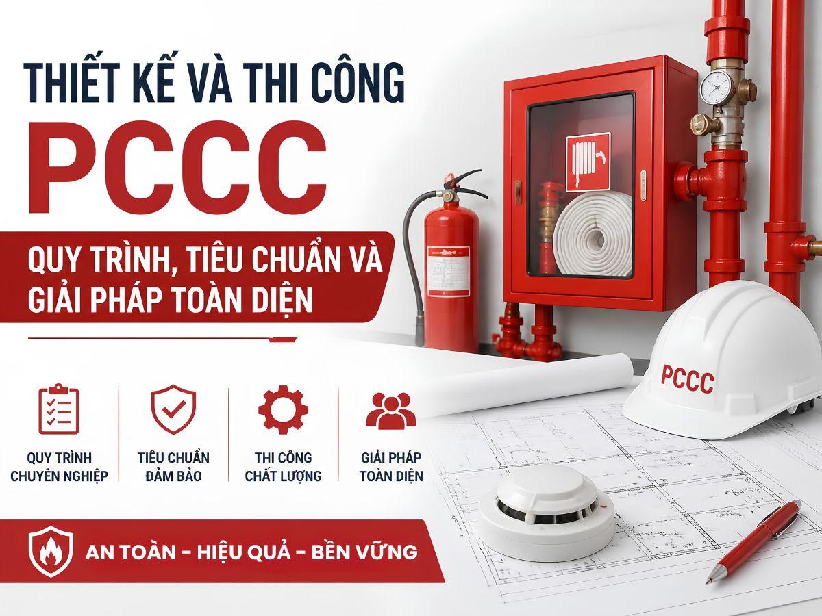 Thiết Kế Và Thi Công PCCC: Quy trình, Tiêu Chuẩn Và Giải Pháp Toàn Diện