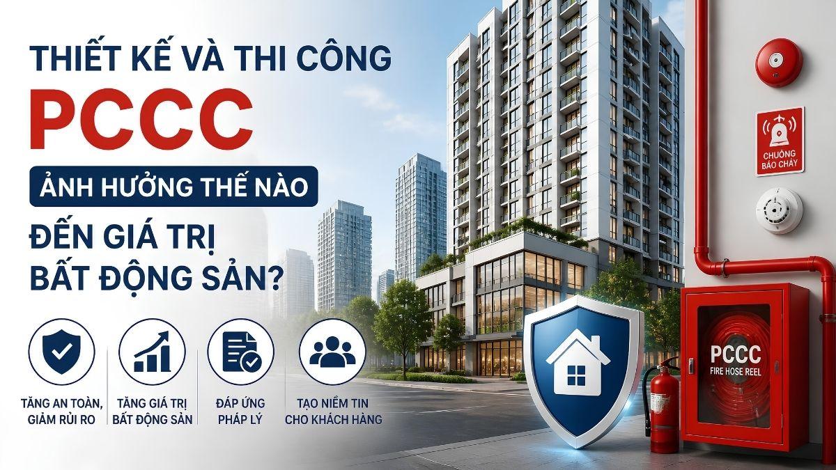 Thiết kế và thi công PCCC ảnh hưởng thế nào đến giá trị bất động sản?