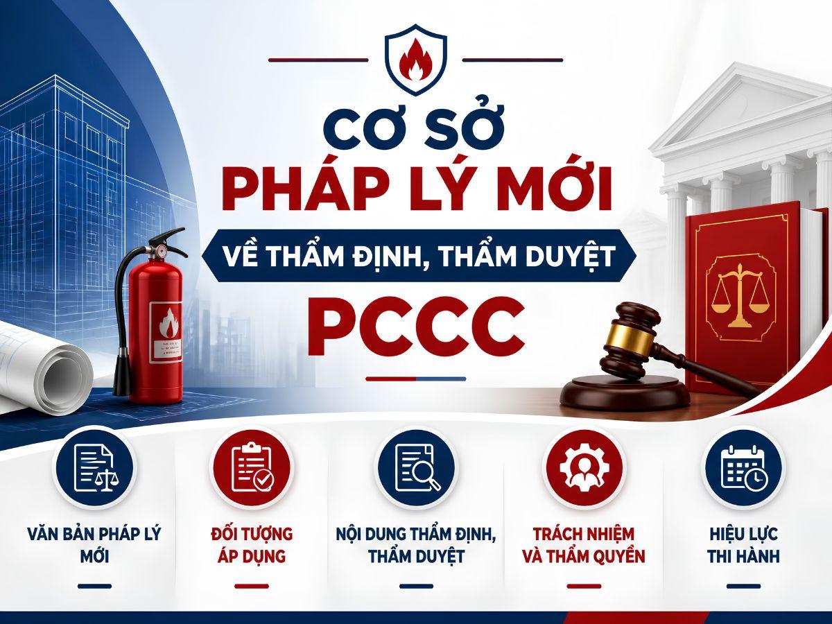 Cơ sở pháp lý mới về thẩm định/thẩm duyệt PCCC
