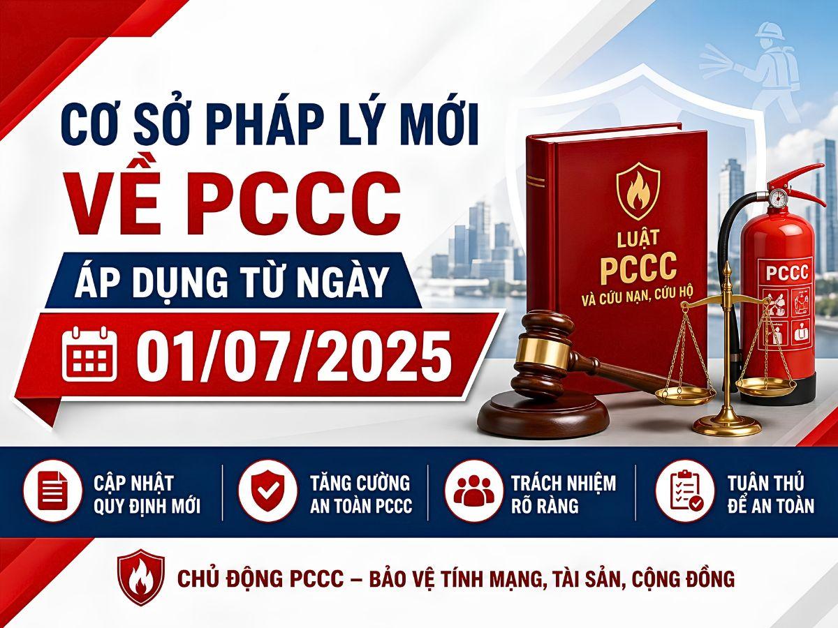Cơ sở pháp lý mới về PCCC áp dụng từ ngày 01/07/2025
