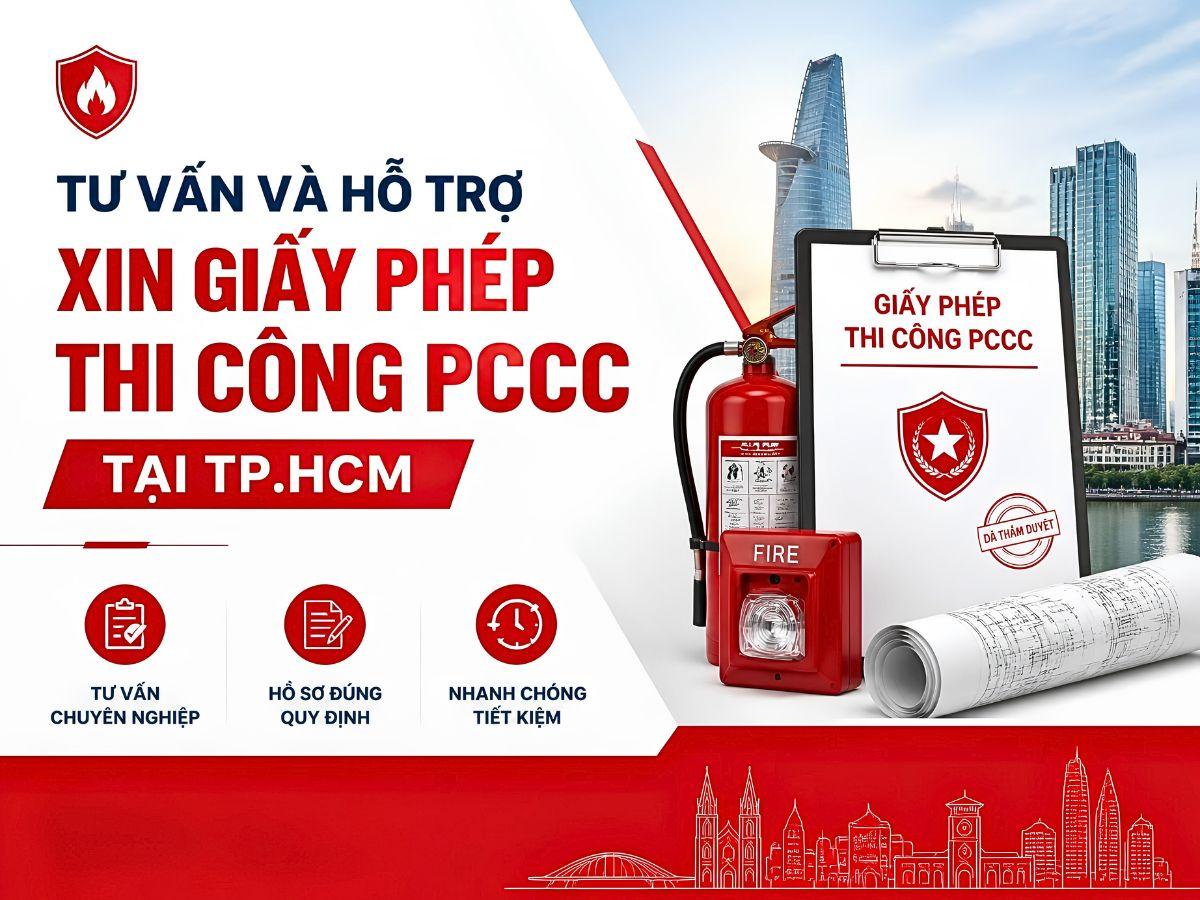 Chuyên Dự Án tư vấn và hỗ trợ xin giấy phép thi công PCCC tại TP.HCM